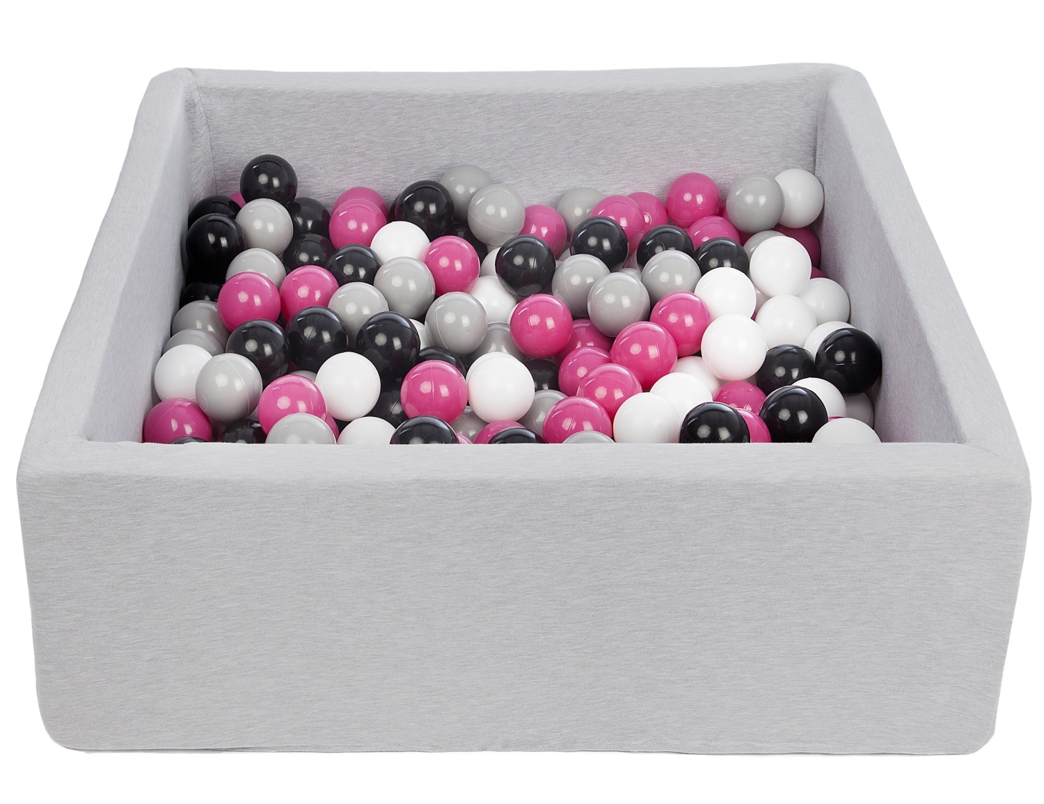 Soft Jersey Baby Kids Children Ball Pit with 300 balls, Gift, 90x90 cm - Picture 6 of 23