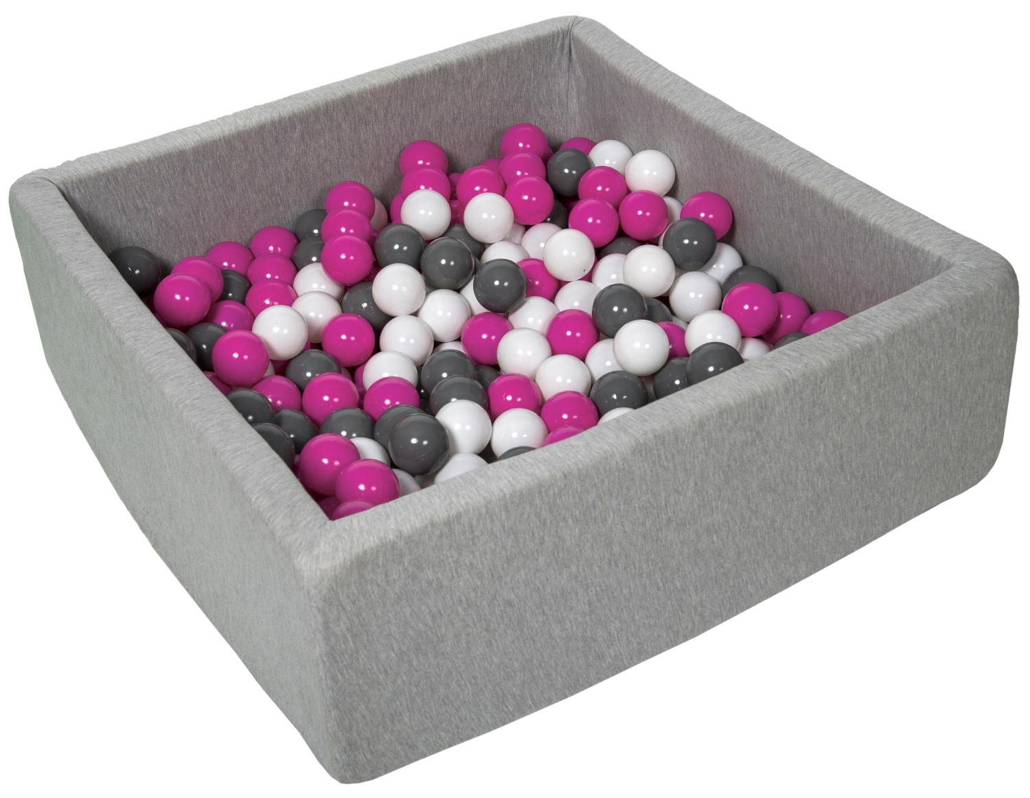 Soft Jersey Baby Kids Children Ball Pit with 300 balls, Gift, 90x90 cm - Picture 14 of 23