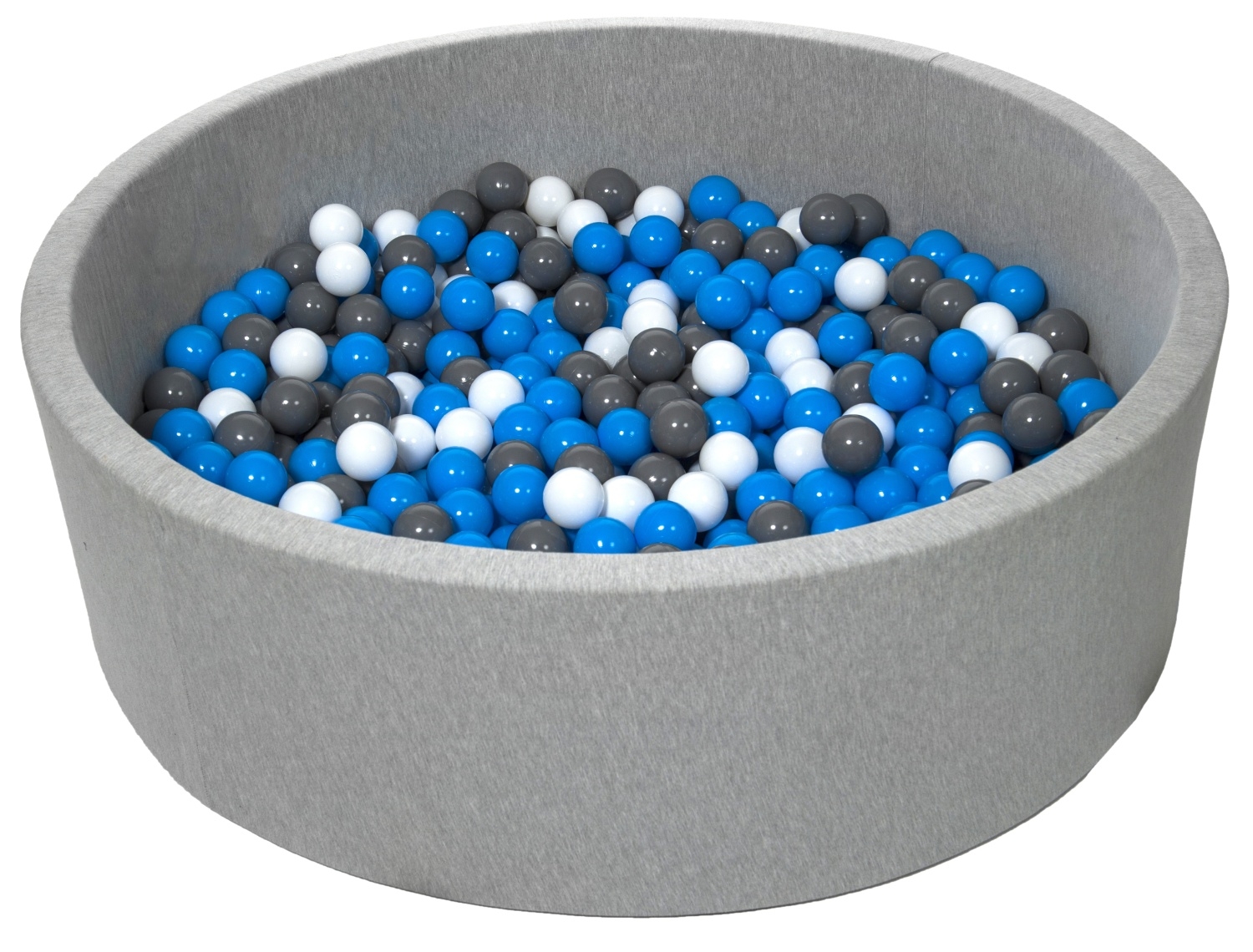 Soft Jersey Baby Kids Children Ball Pit with 600 balls, Gift, diameter 125 cm - Picture 7 of 10
